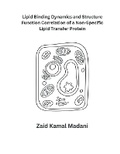 Bild: Lipid Binding Dynamics and Structure Function Correlation of a Non-Specific Lipid Transfer Protein - MOHAMMED ABDUL SATTAR
