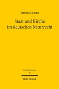 Cover: Staat und Kirche im deutschen Naturrecht - Mohr Siebeck