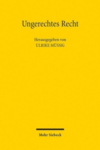 Abbildung von: Ungerechtes Recht - Mohr Siebeck