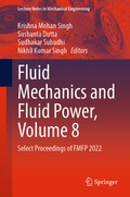 Cover: Fluid Mechanics and Fluid Power, Volume 8 - Springer