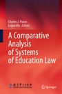 Cover: A Comparative Analysis of Systems of Education Law - Springer