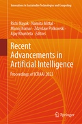 Cover: Recent Advancements in Artificial Intelligence - Springer
