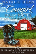 Cover: Cowgirl Fallin' for the Miller Brother (Brides of Miller Ranch, N.M., #4) - Kenzo Publishing