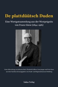 Abbildung von: De plattdüütsch Duden - Lukas Verlag für Kunst- und Geistesgeschichte