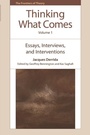 Cover: Thinking What Comes, Volume 1 - Edinburgh University Press
