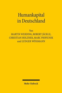 Abbildung von: Humankapital in Deutschland - Mohr Siebeck