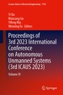 Cover: Proceedings of 3rd 2023 International Conference on Autonomous Unmanned Systems (3rd ICAUS 2023) - Springer