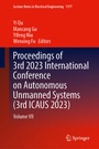 Cover: Proceedings of 3rd 2023 International Conference on Autonomous Unmanned Systems (3rd ICAUS 2023) - Springer