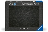 Bild: Ravensburger Puzzle 12000054 - Krypt Puzzle Black - Puzzle mit 736 schwarzen Teilen, tolle Herausforderung für Puzzlefans und Knobelfreunde ab 14 Jahren - Ravensburger