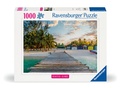 Cover: Erwachsenenpuzzle 1000 Teile - Karibische Insel - Ravensburger