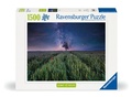Cover: Erwachsenenpuzzle Power of Nature 1500 Teile - Nachthimmel &uuml;ber dem Kornfeld - Ravensburger