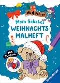 Cover: Mein liebstes Weihnachtsmalheft mit Stickern ab 4 - Ravensburger