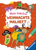 Cover: Mein liebstes Weihnachtsmalheft mit Stickern ab 5 - Ravensburger