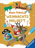Cover: Mein liebstes Weihnachtsmalheft mit Stickern ab 6 - Ravensburger