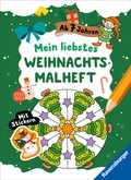 Cover: Mein liebstes Weihnachtsmalheft mit Stickern ab 7 - Ravensburger