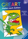 Cover: CreArt Malen nach Zahlen ab 5: Dinosaurier - Ravensburger