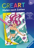 Cover: CreArt Malen nach Zahlen ab 7: Feen, Elfen, Meerjungfrauen - Ravensburger