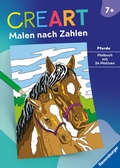 Cover: CreArt Malen nach Zahlen ab 7: Pferde - Ravensburger