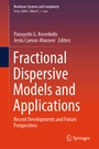 Cover: Fractional Dispersive Models and Applications - Springer