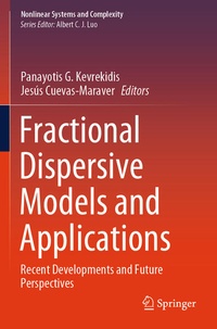 Enlarge image Cover: Fractional Dispersive Models and Applications - Springer