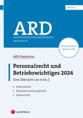 Cover: Personalrecht und Betriebswichtiges 2024 - LexisNexis Verlag ARD ORAC GmbH