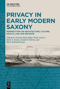 Abbildung von: Privacy in Early Modern Saxony - De Gruyter Oldenbourg