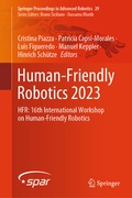 Cover: Human-Friendly Robotics 2023 - Springer