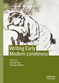 Cover: Writing Early Modern Loneliness - Palgrave Macmillan
