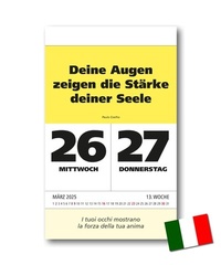 Abbildung von: IMPULS-Zwei-(2)Tagesspruch-Kalender 2025 - DOPPIO - Impuls-Kalender GmbH