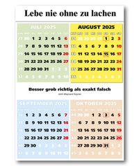 Abbildung von: IMPULS-4-Monatsspruch Kalender 2025 - Impuls-Kalender GmbH