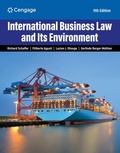 Cover: International Business Law and Its Environment - South-Western College Publishing