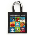 Cover: I Read Banned Books Reusable Shopping Bag - Mudpuppy Press