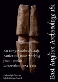 Cover: EAA 181: An Early Medieval Craft - East Anglian Archaeology
