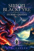 Cover: Simon Blackfyre and the Storms of Destiny (The Simon Blackfyre epic fantasy trilogy, #1) - A. J. Callen