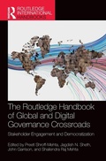 Cover: The Routledge Handbook of Global and Digital Governance Crossroads - Routledge India