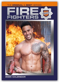 Abbildung von: Fire Fighters - Feuerwehrmänner 2025 - A3-Posterkalender - Carousel Calendars
