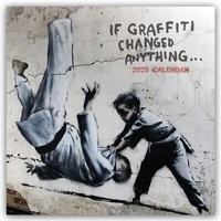 Abbildung von: Banksy - If Graffiti changed Anything 2025 - 12-Monatskalender - Carousel Calendars