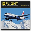 Cover: Flight - Modern Commercial Airliners - Passagierflugzeuge 2025 - Wand-Kalender - Carousel Calendars