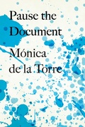Cover: Pause the Document - Nightboat Books