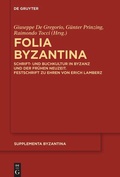 Cover: Folia Byzantina - De Gruyter