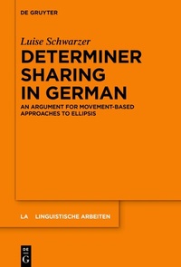 Abbildung von: Determiner Sharing in German - De Gruyter