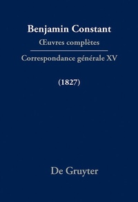 Abbildung von: Correspondance générale 1827 - De Gruyter