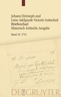 Cover: Mai 1752 - Oktober 1752 - De Gruyter