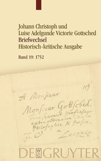Abbildung von: Mai 1752 - Oktober 1752 - De Gruyter