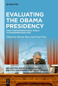 Abbildung von: Evaluating the Obama Presidency - De Gruyter