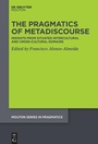 Cover: The Pragmatics of Metadiscourse - De Gruyter Mouton