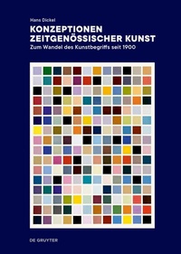 Abbildung von: Konzeptionen zeitgenössischer Kunst - De Gruyter