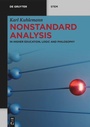 Cover: Nonstandard Analysis - De Gruyter