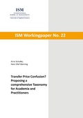Cover: Transfer Price Confusion? - Proposing a comprehensive Taxonomy for Academia and Practitioners - Books on Demand