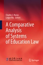 Cover: A Comparative Analysis of Systems of Education Law - Springer